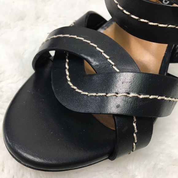 Veronica Beard Womens Black Leather Strappy Sandals Size 38 - Picture 6 of 13